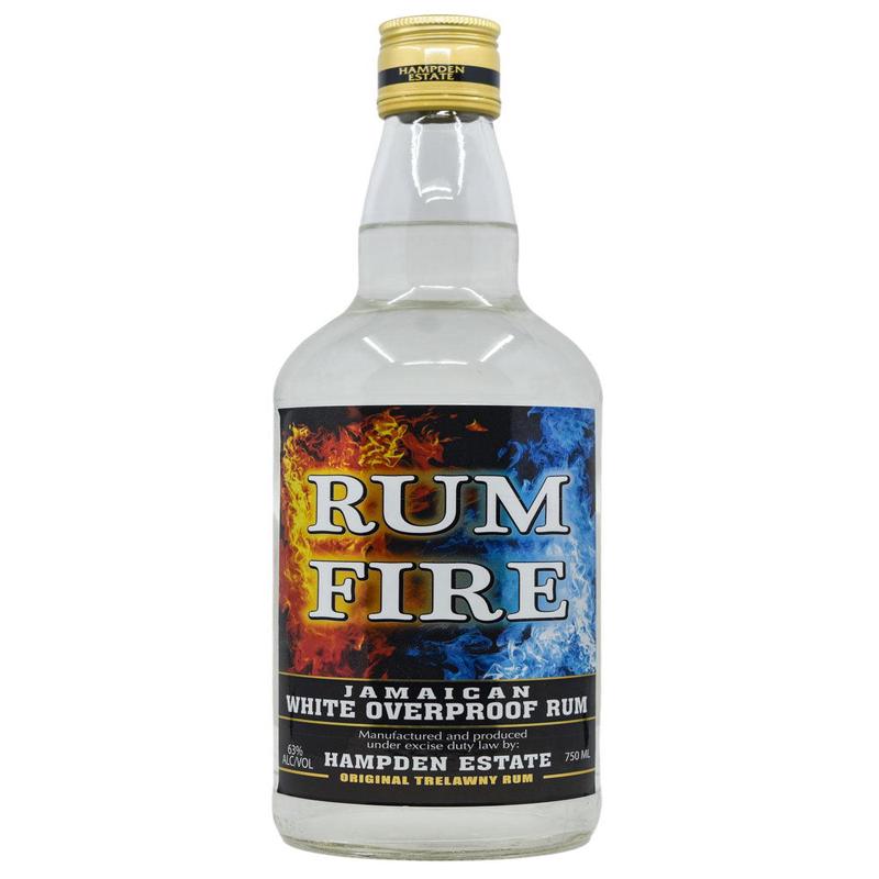 Hampden Estate Rum Fire Overproof White Rum Jamaica