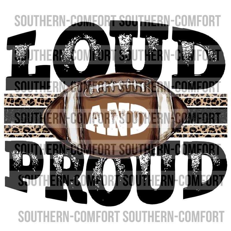 Loud and Proud football PNG