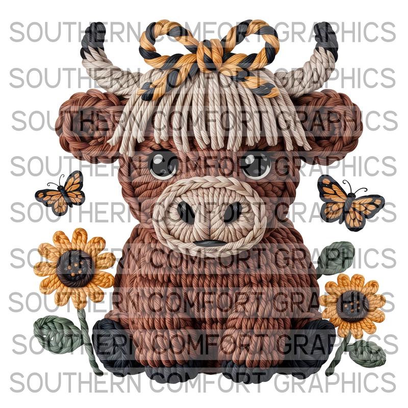 [YARN] Highland Cow |PNG|