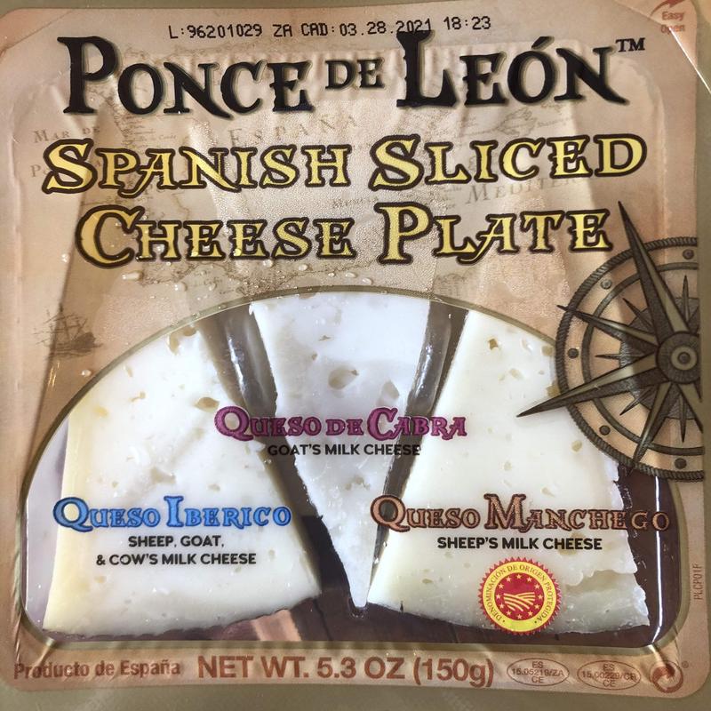 Spanish Sliced Cheese Plate