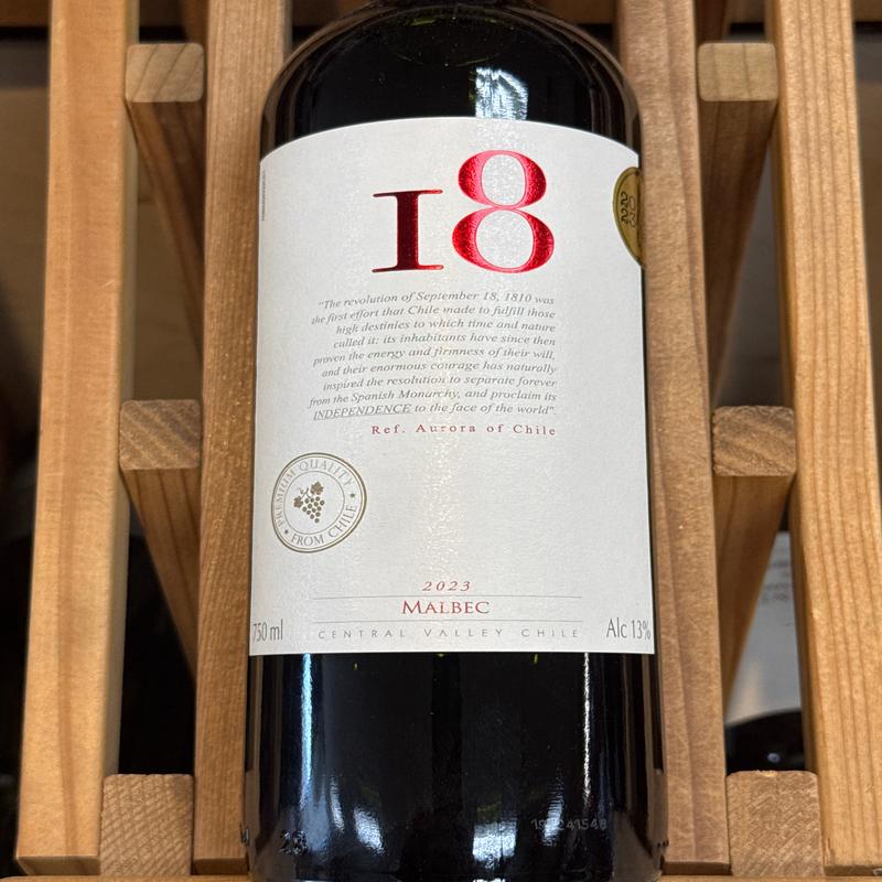 18 Chile Malbec 750ml