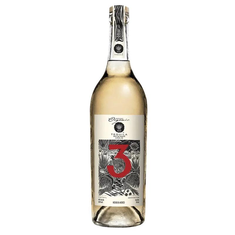 123 Organic Tequila Aejo 750ML (Tres)
