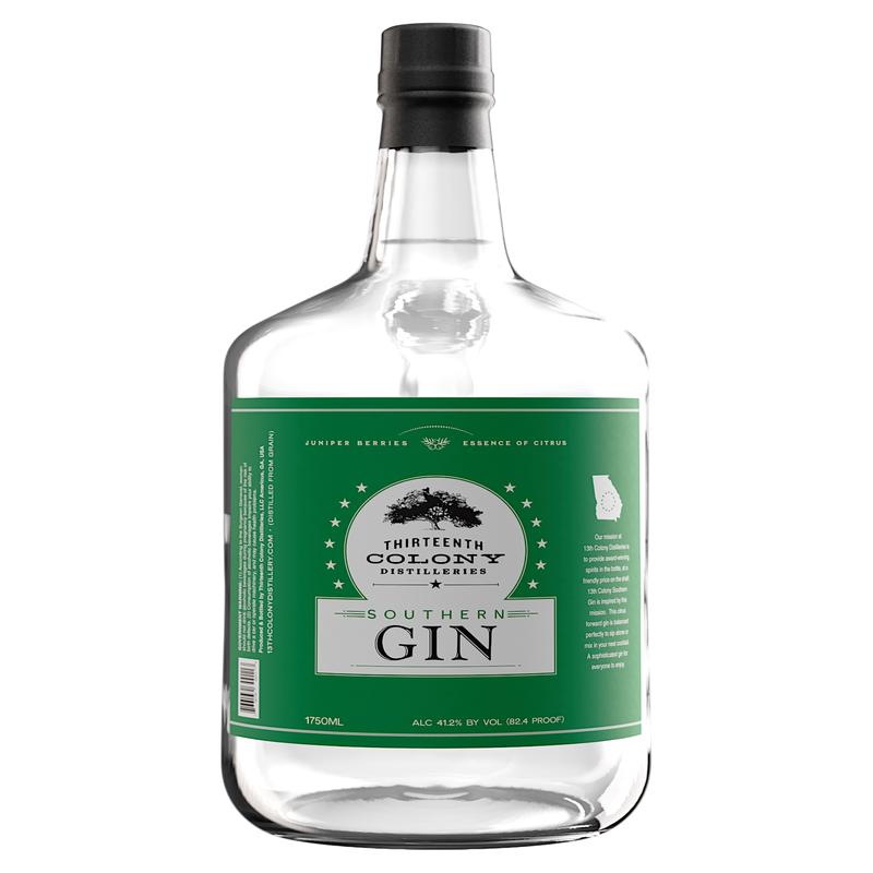 13th Colony Distillery Southern Gin 82.4 Proof - 1.75ml