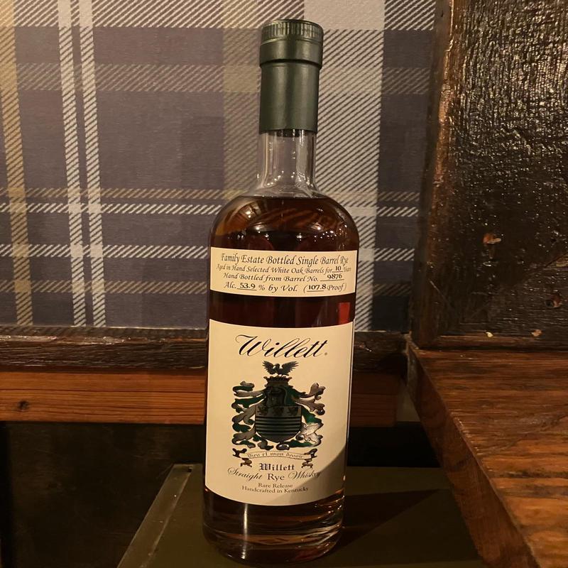 Willett Family Estate 10-Year Rye #9876 \"Into the Woods\" 107.8proof