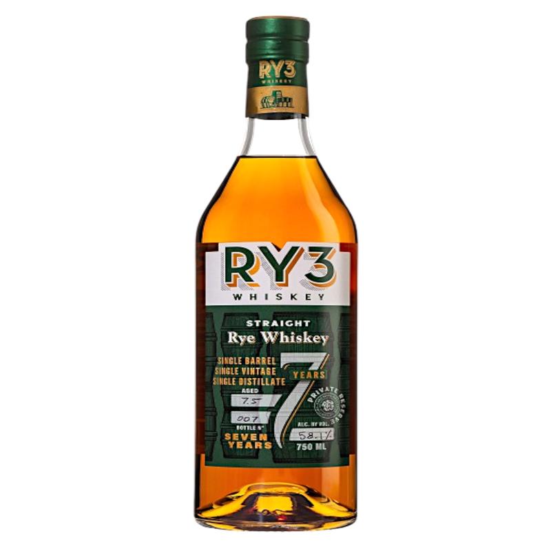 Ry3 Whiskey 7.5 Years Straight Rye Whiskey