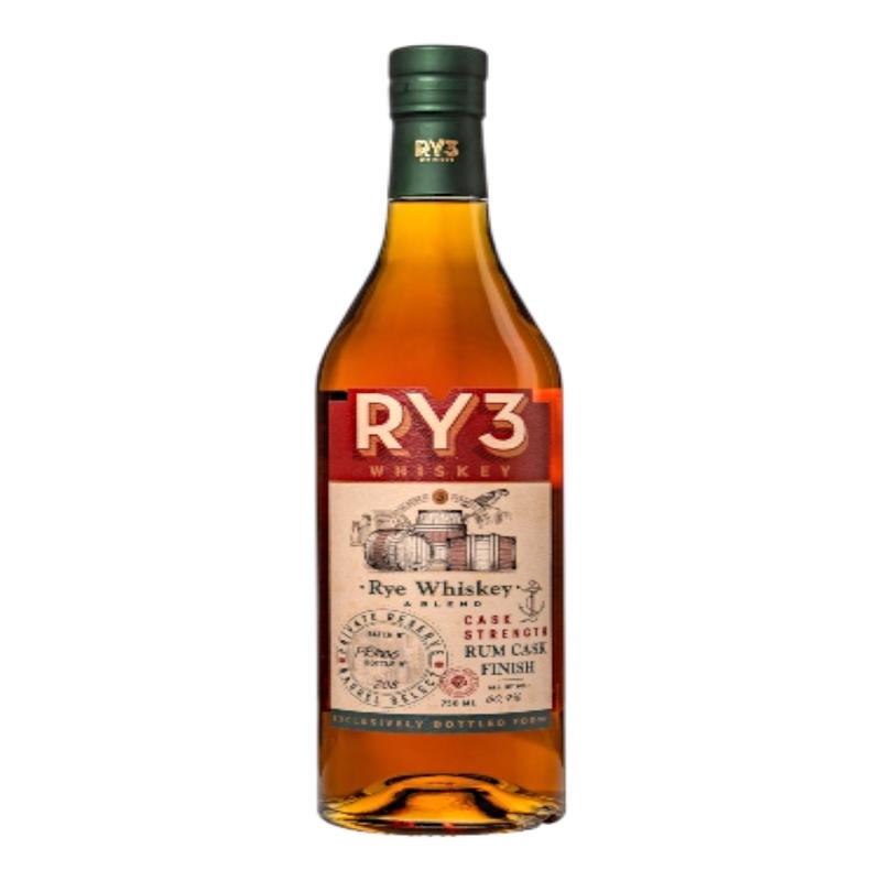 Ry3 Whiskey Rum Cask Finish Cask Strength
