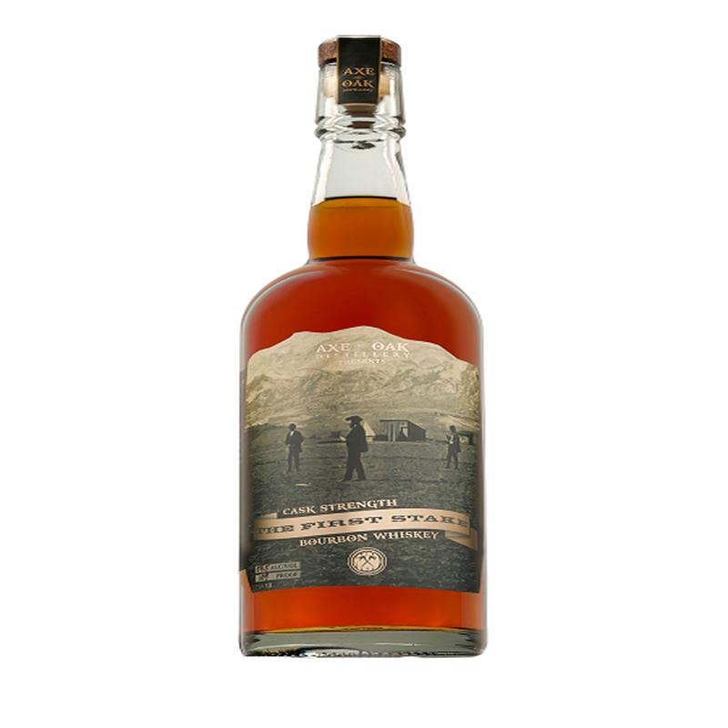 Axe & The Oak Distillery First Stake Cask Strength Bourbon Whiskey
