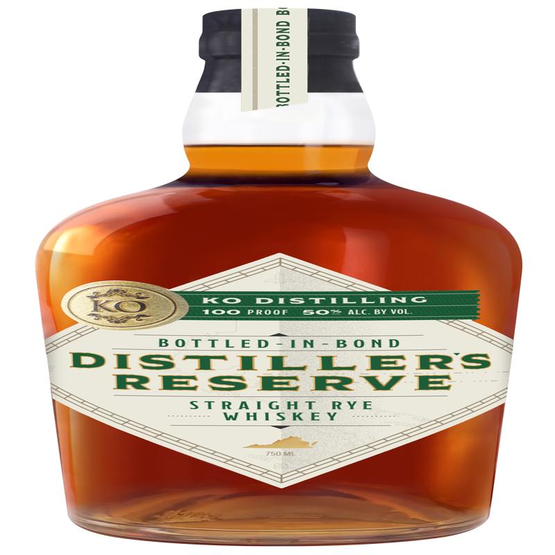 KO Distilling Distillers Reserve Bottled-in-Bond Rye Whiskey
