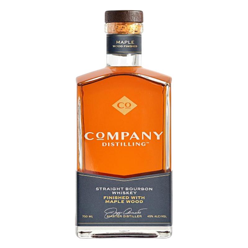 Company Distilling Straight Bourbon Whiskey Finished with Maple Wood