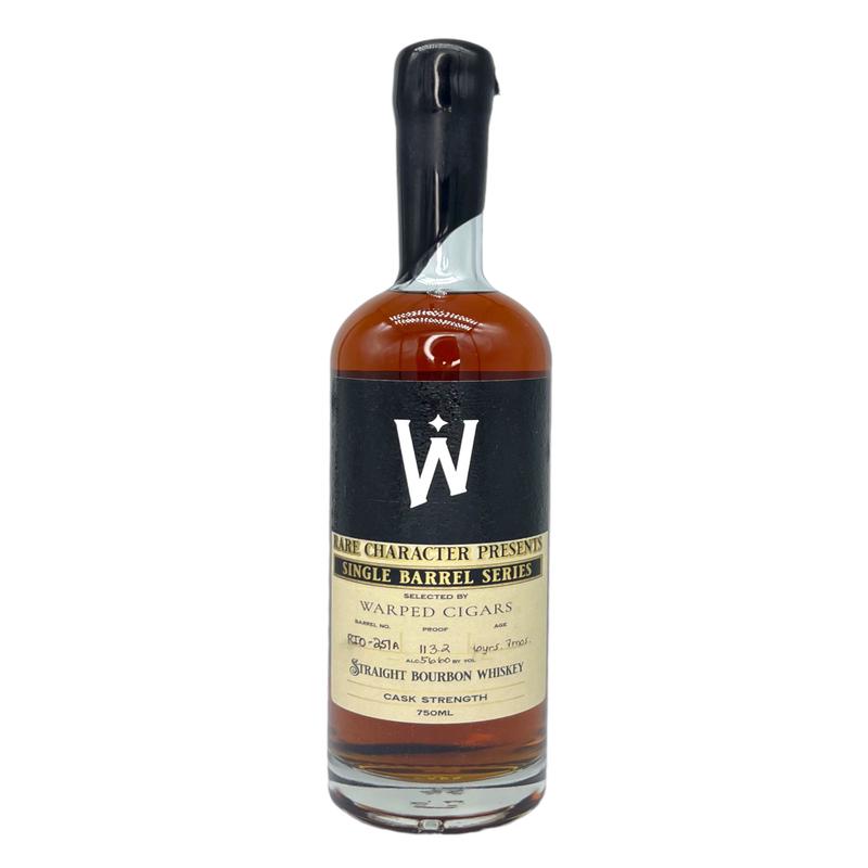 Rare Character Single Barrel Bourbon RIO-251A 113.2 Proof -  Selected by Warped Cigars