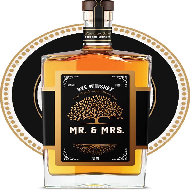 Mr & Mrs Bourbon Black Oak Tree Rye Whiskey