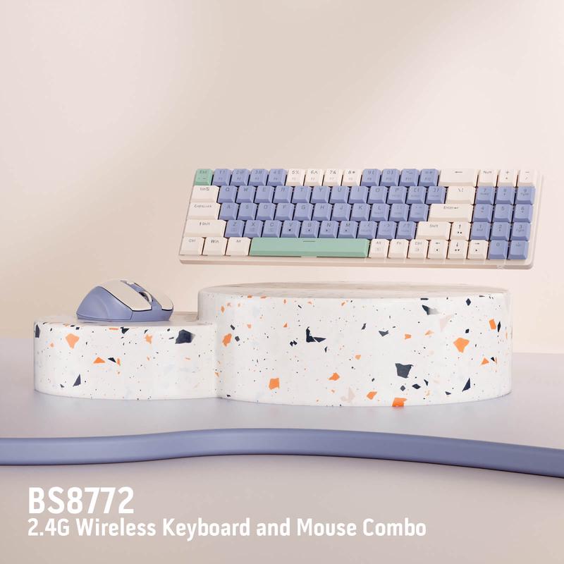 (Open-box) BS8772 Wireless Keyboard and Mouse Combo