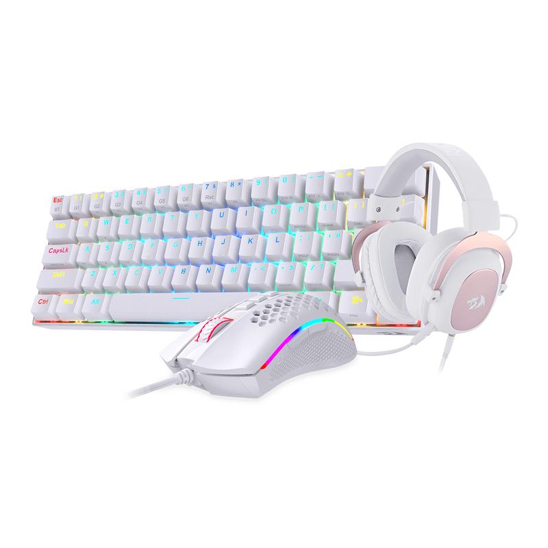 K530 PRO 60% RGB Wireless Mechanical Keyboard M808 Lightweight RGB  Mouse & H510 Gaming Headset  Bundle
