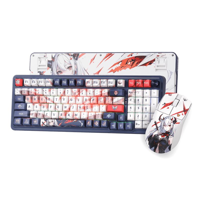 EISA K686 PRO SE Keyboard & K1NG M916 PRO (1K Hz) Mouse Anime Combo