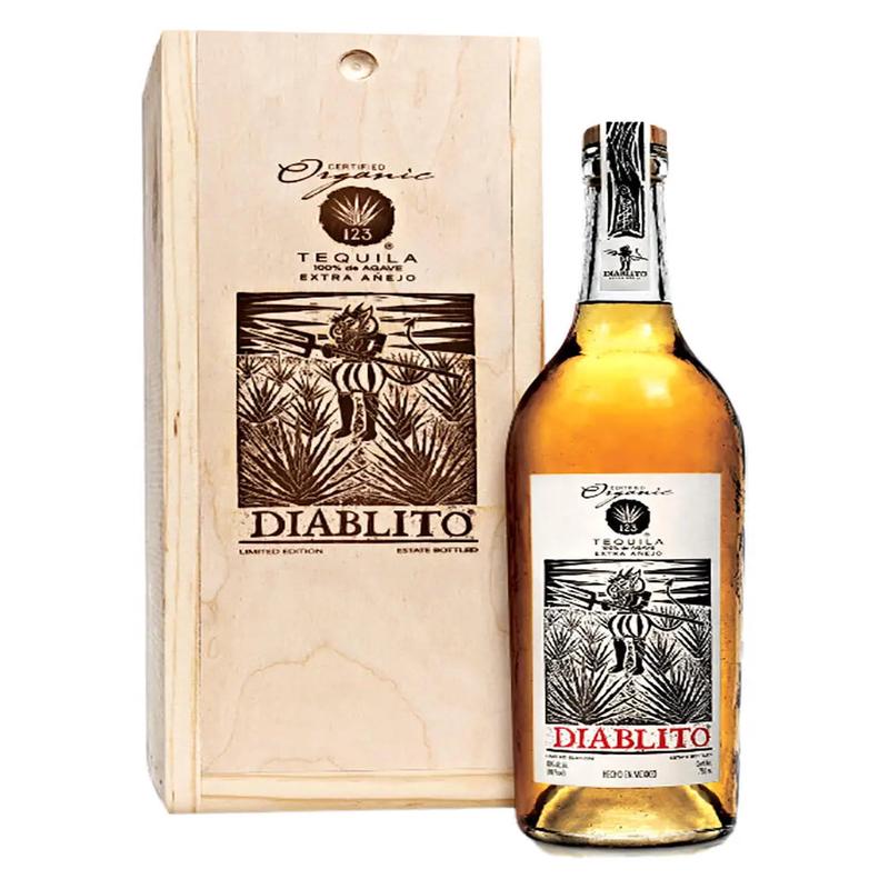 123 Organic Extra Aejo Diablito Tequila