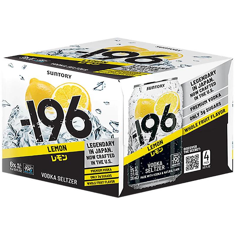 -196 Lemon Vodka Seltzer 4-Pack