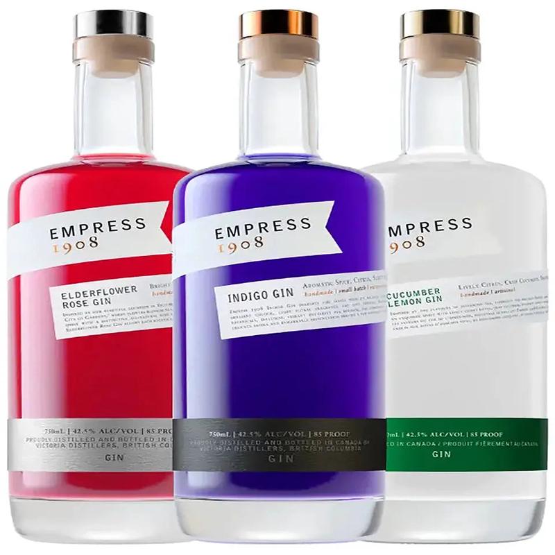 Empress 1908 Gin 750ml 3-Pack Bundle