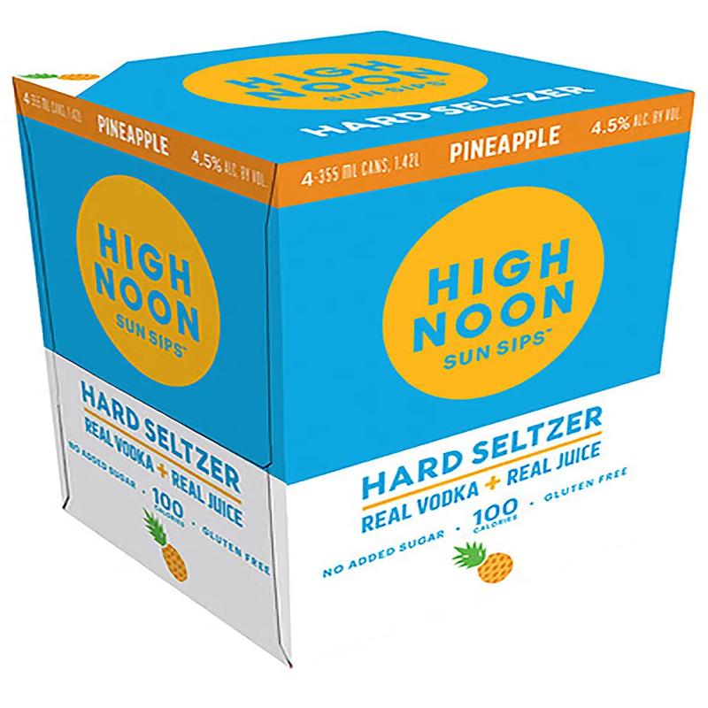 High Noon Sun Sips Pineapple Hard Seltzer 4-Pack