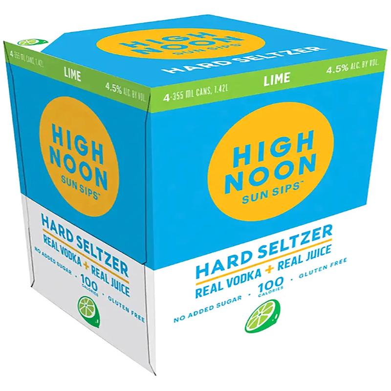 High Noon Sun Sips Lime Hard Seltzer 4-Pack