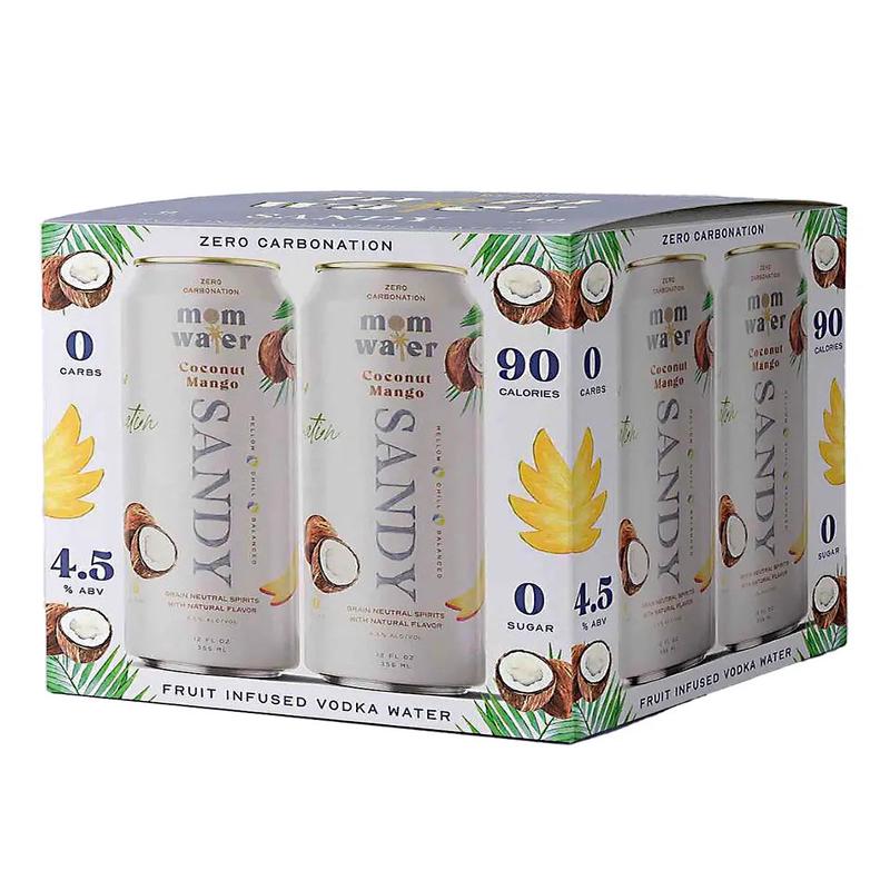 Mom Water Sandy - Coconut Mango 4-Pack