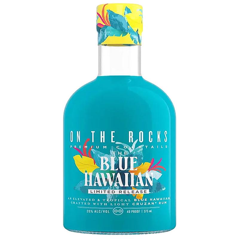 On The Rocks Blue Hawaiian Cocktail
